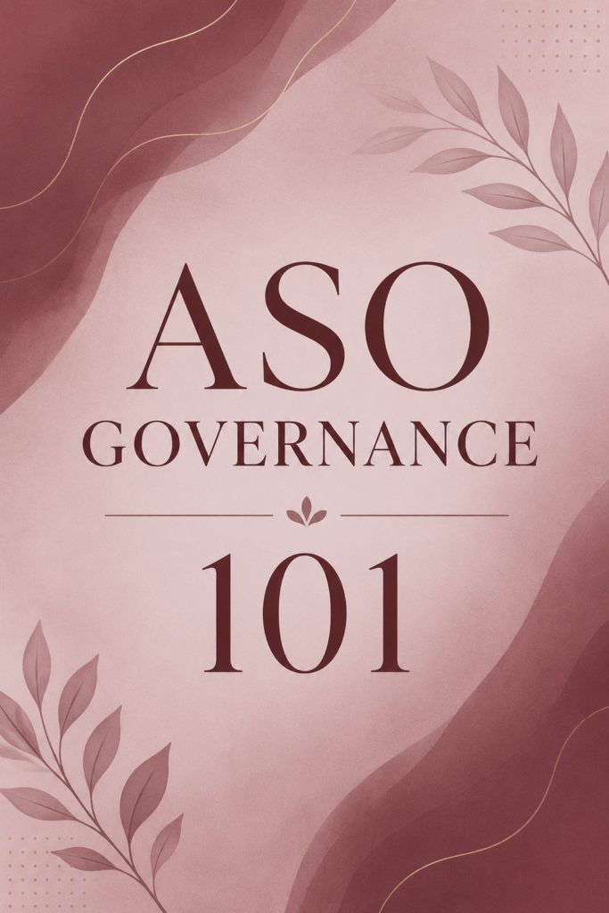 Online ASO Governance Training